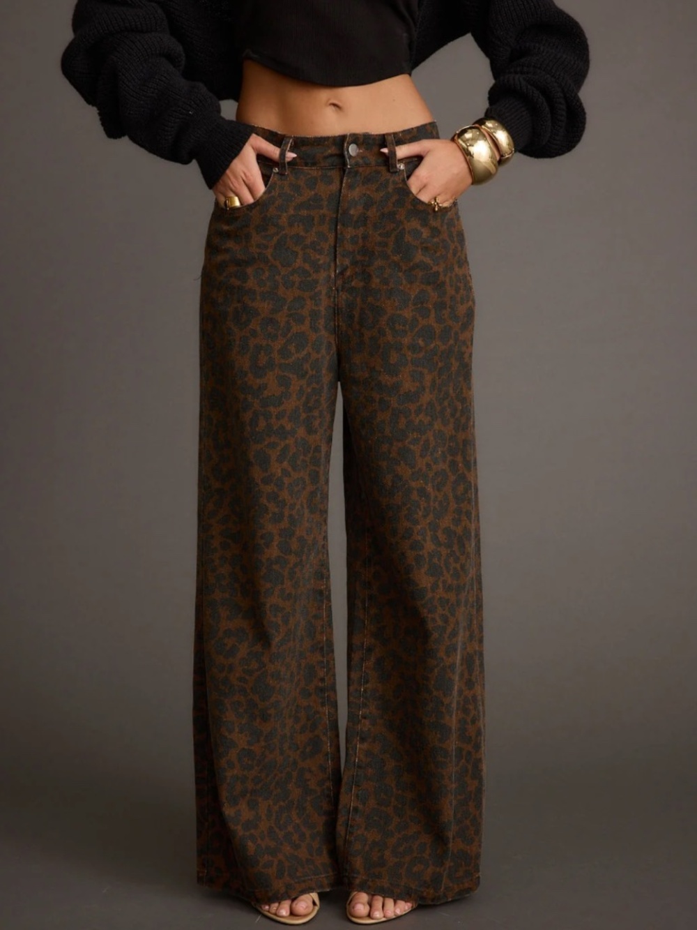 12th Tribe Leopard Jeans